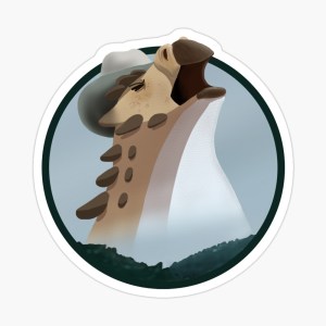 Singing Dino Sticker