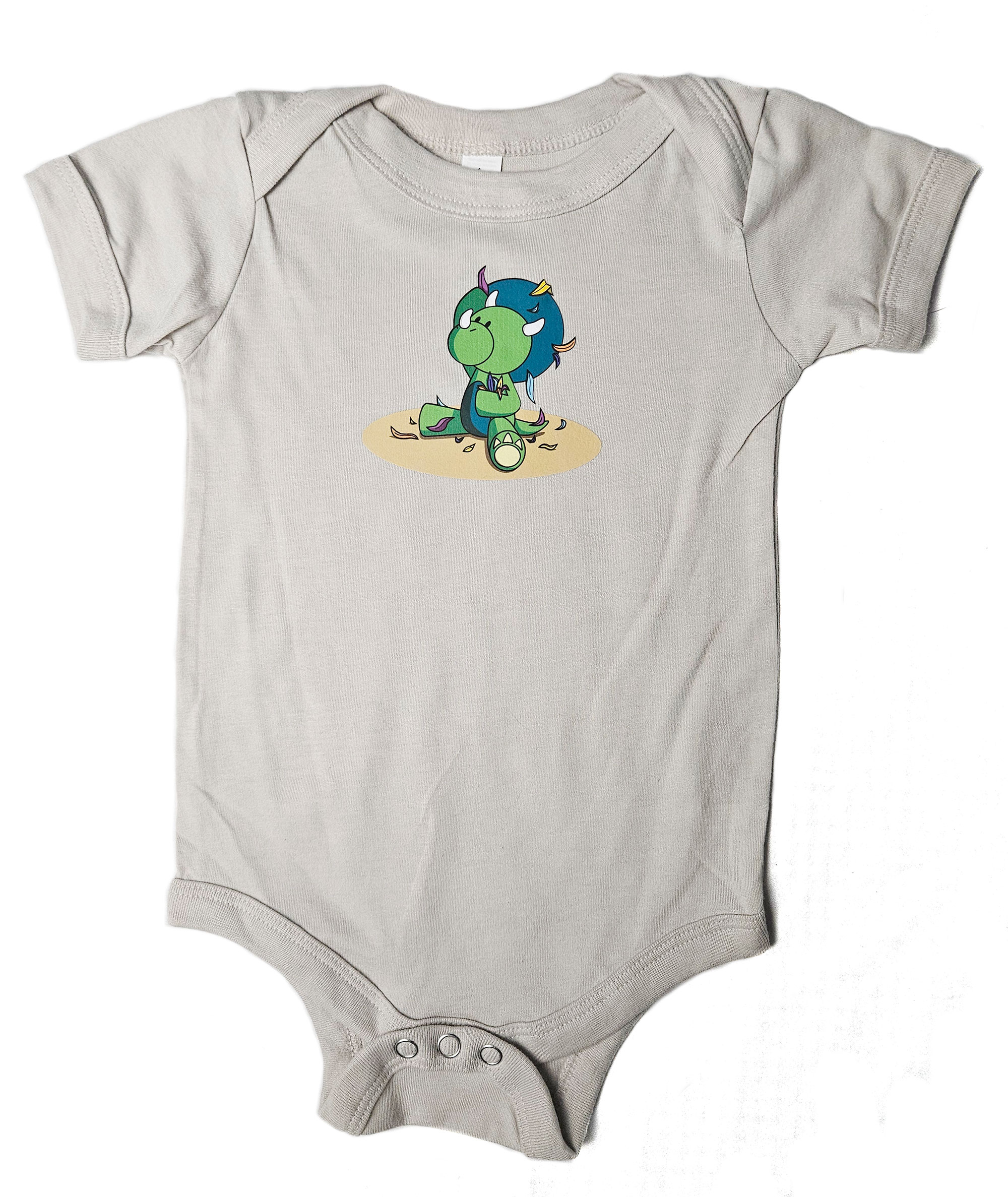Feathered Triceratops Onesie - Image 2