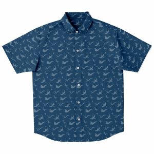 Pterosaur Pattern Button Up